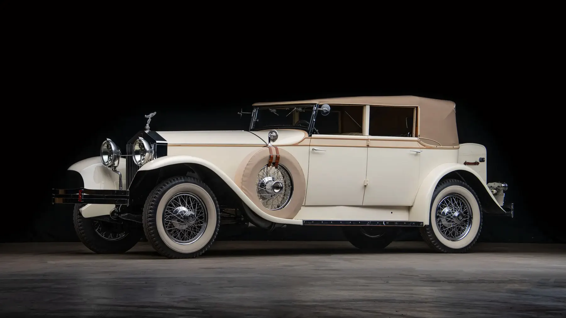 1927 Rolls-Royce Phantom I Newmarket Convertible Sedan by Brewster