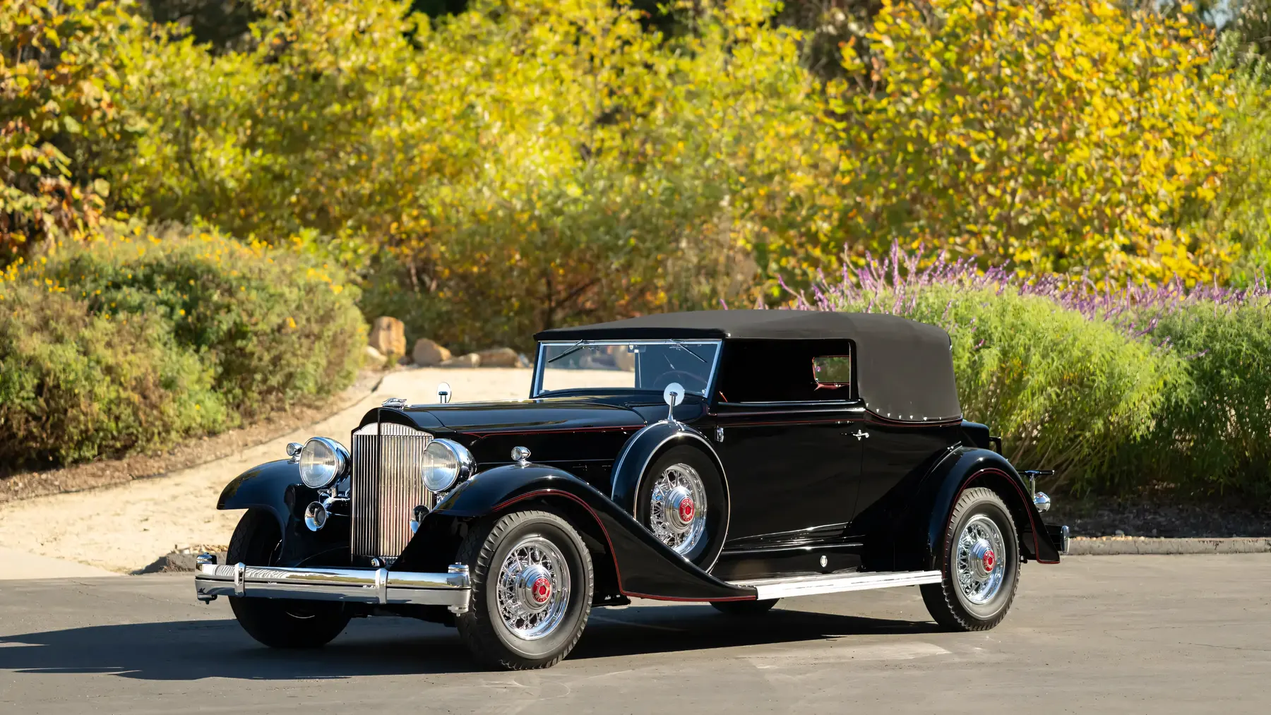 1933 Packard Twelve Convertible Victoria